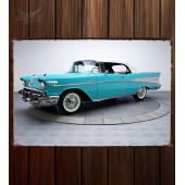 Металлическая табличка Chevrolet Bel Air Convertible (2434-1067D) 106